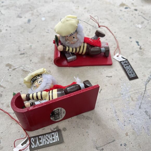 Vintage Set Of 18 Hershey’s Chocolate Christmas Ornaments by Kurt Adler - Picture 8 of 12